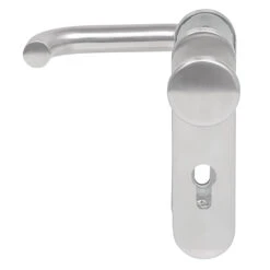 Hörmann FS Wechselgarnitur D110 Kurzschild PZ, Edelstahl -Garagentor Serie 454690 hoermann fs wechselgarnitur d 110 kurzschild pz gleitlager knopf k 130 edelstahl knopf