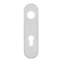 Hörmann FS Wechselgarnitur D110 Kurzschild PZ, Edelstahl -Garagentor Serie 454690 hoermann fs wechselgarnitur d 110 kurzschild pz gleitlager knopf k 130 edelstahl schild rueckansicht