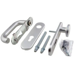 Hörmann Feuerschutz-Wechselgarnitur Typ D110 PZ, Aluminium 17 Hörmann Feuerschutz-Wechselgarnitur Typ D110 PZ, Aluminium -Garagentor Serie 454691 hoermann fs wechselgarnitur d 110 antipanik lieferumfang