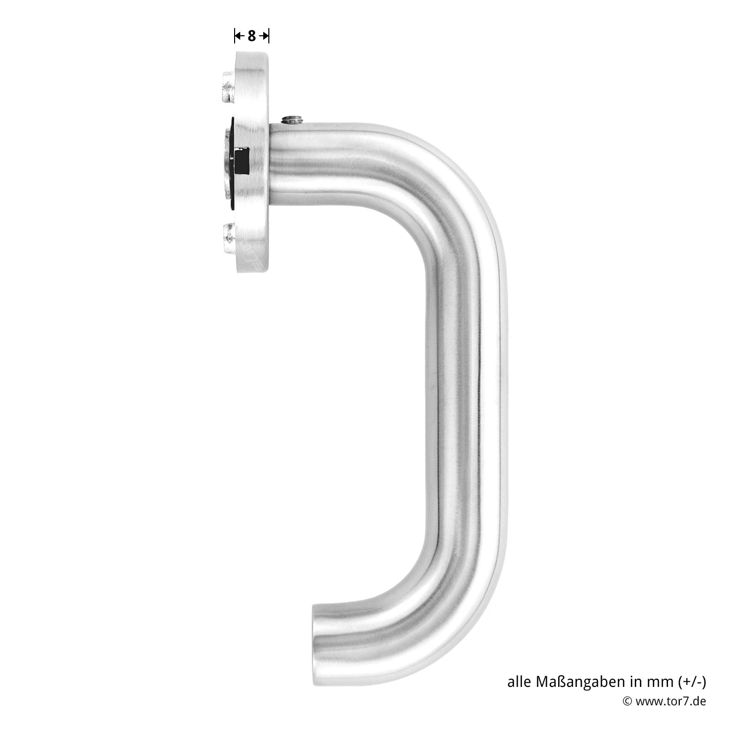 Hörmann FS Wechselgarnitur D110 Rosette PZ, Edelstahl 8 Hörmann FS Wechselgarnitur D110 Rosette PZ, Edelstahl – Bild 8