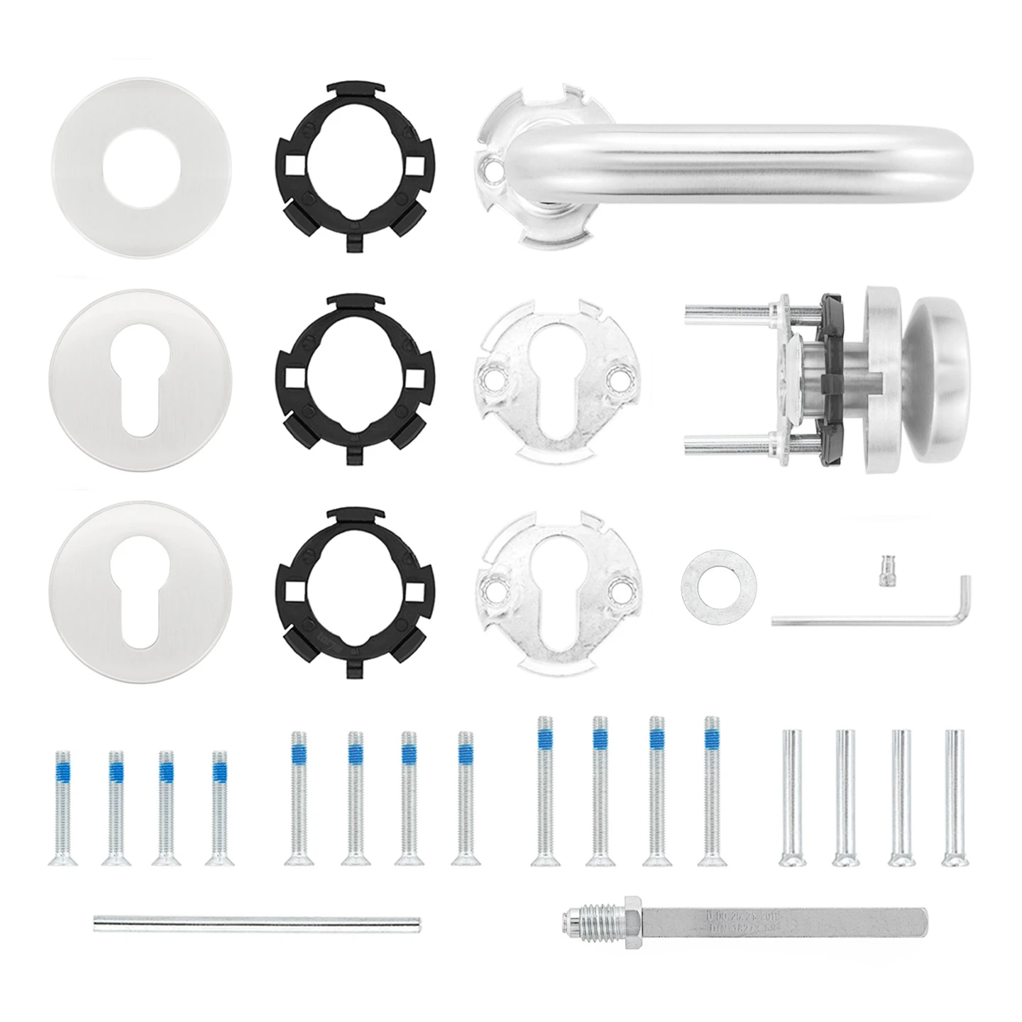 Hörmann FS Wechselgarnitur D110 Rosette PZ, Edelstahl 5 Hörmann FS Wechselgarnitur D110 Rosette PZ, Edelstahl – Bild 5