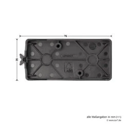 Hörmann Platine PR1 Mit Halterung, PortaMatic -Garagentor Serie 4548858 hoerrmann platine pr 1 mit halterung portamatic breite laenge
