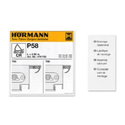 Hörmann Dichtung Mittelstoß P58, 2500 Mm 8 Hörmann Dichtung Mittelstoß P58, 2500 Mm -Garagentor Serie 479733 hoermann dichtung mittelstoss p58 2500 mm zubehoer