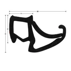 Hörmann Zargendichtung P122, 6500 Mm -Garagentor Serie 501100 hoermann zargendichtung p122 6500 mm masse