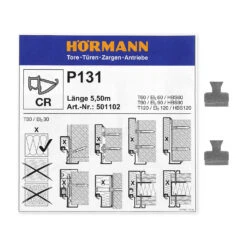Hörmann Zargendichtung P131, 5500 Mm -Garagentor Serie 501102 hoermann zargendichtung p131 5500 mm zubehoer