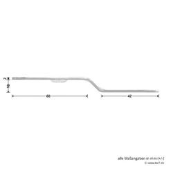 Hörmann Dübellaschen S61 -Garagentor Serie 549521 hoermann duebellaschen lasche seite masse