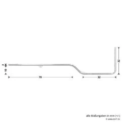 Hörmann Dübellaschen S61 -Garagentor Serie 549521 hoermann duebellaschen winkel bem