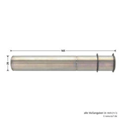 Hörmann Steckwelle Für STA 400 Schiebetorantrieb -Garagentor Serie 638939 hoermann steckwelle fuer sta 400 schiebetorantrieb bemassung bolzen