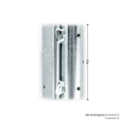 Hörmann Flügelteil FE Verzinkt, Verstellbar, H8-5/MZ/Quadro -Garagentor Serie 691050 hoermann fluegelteil fe verzinkt verstellbar h8 5 mz quadro hoehe