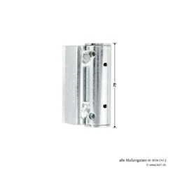 Hörmann Flügelteil KO Verzinkt, Verstellbar, H8-5/MZ/Quadro 6 Hörmann Flügelteil KO Verzinkt, Verstellbar, H8-5/MZ/Quadro -Garagentor Serie 691420 hoermann fluegelteil ko verzinkt verstellbar fuer h8 5 mz quadro hoehe