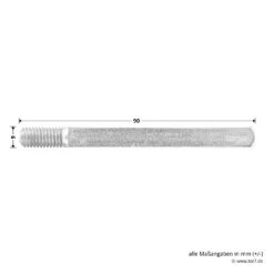 Hörmann Wechselgarnitur D110 Kurzschild PZ, ES1, Edelstahl -Garagentor Serie 694269 hoermann wechselgarnitur d 110 es 1 mit kurzschild edelstahl stift masse