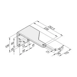 Garagentor Serie -Garagentor Serie 7613v000 sommer set pfostenbeschlag 92 235 twist xl linker fluegel