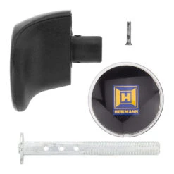 Hörmann Rundgriff Berry Schwingtor DF80/95/98 -Garagentor Serie 764323 hoermann rundgriff berry schwingtor df80 95 98 knauf detailansicht