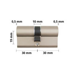 Schließzylinder 30/30 Mit Drei Schlüsseln Doppelzylinder NP 8 Schließzylinder 30/30 Mit Drei Schlüsseln Doppelzylinder NP -Garagentor Serie 77004016 wuerth profildoppelzylinder seitliche bemassung5aa278ebaf203