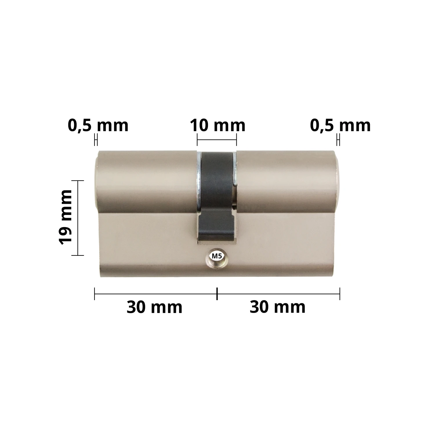 Schließzylinder 30/30 Mit Drei Schlüsseln Doppelzylinder NP 4 Schließzylinder 30/30 Mit Drei Schlüsseln Doppelzylinder NP – Bild 4