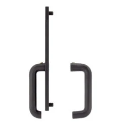 Hörmann Aluminium-Drückergarnitur, Schloss Aufliegend, PZ 60/48 Mm -Garagentor Serie 770442 hoermann aluminium drueckergarnitur schloss aufliegend pz 6048 mm seitenansicht