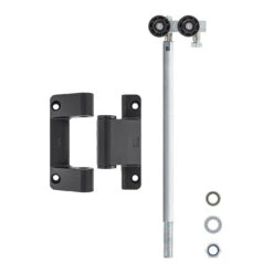 Hörmann Entlastungsrolle Mit Doppel-Bandteil 400 Mm, M12, DIN Links, Aufliegend -Garagentor Serie 772637 hoermann entlastungsrolle mit doppel bandteil 400mm m12 din links aufliegend lieferumfang