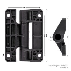 Hörmann Entlastungsrolle Mit Doppel-Bandteil 400 Mm, M12, DIN Links, Aufliegend -Garagentor Serie 772637 hoermann entlastungsrolle mit doppel bandteil 400mm m12 din links aufliegend masse bild 2