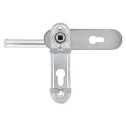 Steinau FS VDS Drückergarnitur, Typ 510, Edelstahl Matt -Garagentor Serie ste810101 steinau fs vds drueckergarnitur typ 510 edelstahl matt rueckseite aufgeklappt