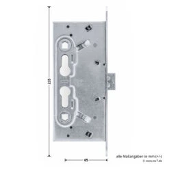 Teckentrup Einsteck-Panikschloss 1759 E -Garagentor Serie tec104655 teckentrup einsteck panikschloss 1759 e bemassung