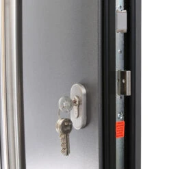 Hörmann ThermoPlus Haustür THP 750 Titan Metallic CH703 DIN RECHTS -Garagentor Serie thp750rech703 hoermann thermopro haustuer din rechts titan metallic 06